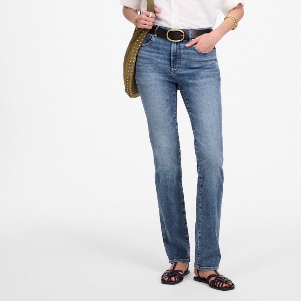 Madewell Classic Straight Leg Denim Jeans